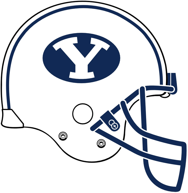 Brigham Young Cougars 2005-Pres Helmet Logo iron on transfers for fabric